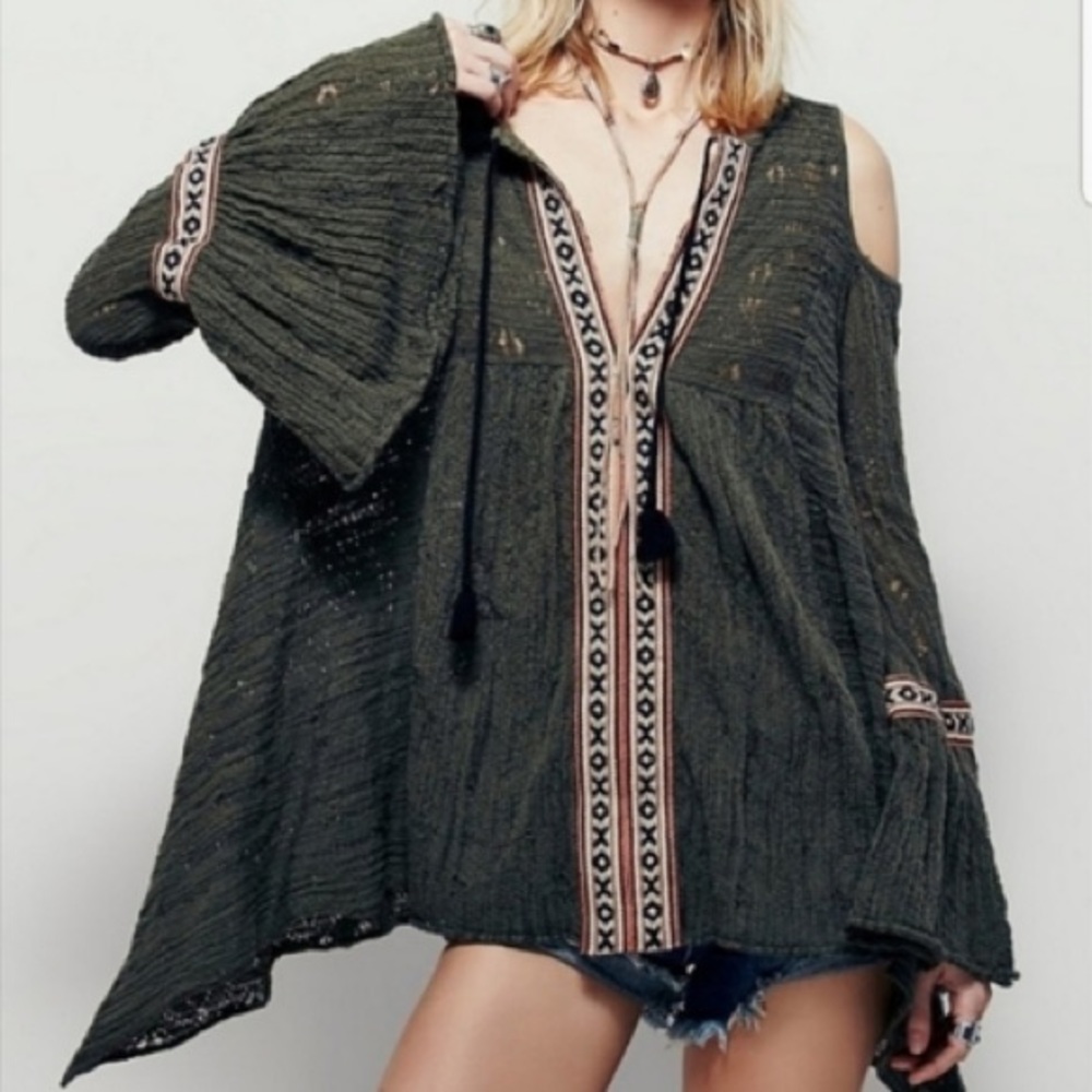 Free People “For The Love of Flowers” Tunic Dress